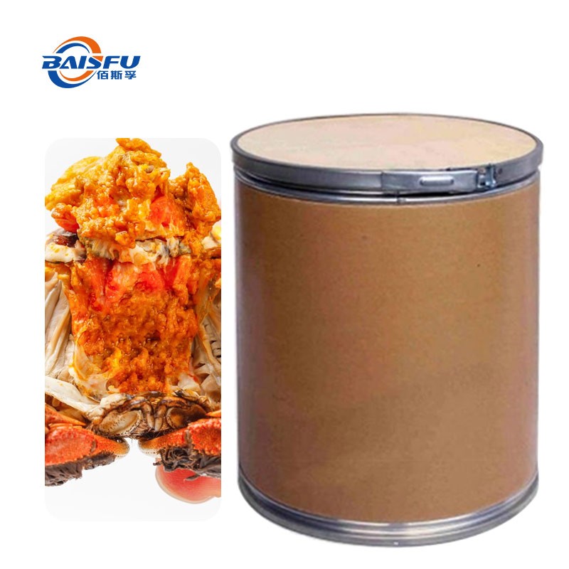 Crab Roe Powder Flavor Food Additive Wholesale High Temperature Resistance Strong Taste