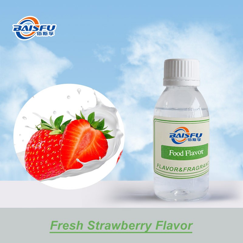 High Purity Fresh Strawberry Flavor Industrial Usage Pleasant Aroma Lasting Fragrance