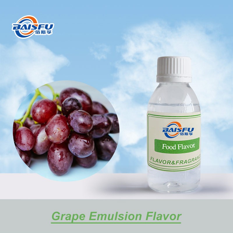 Water Soluble Grape Emulsion Flavor for Beverages, Candies, Bakery and Pharmaceutical Syrups