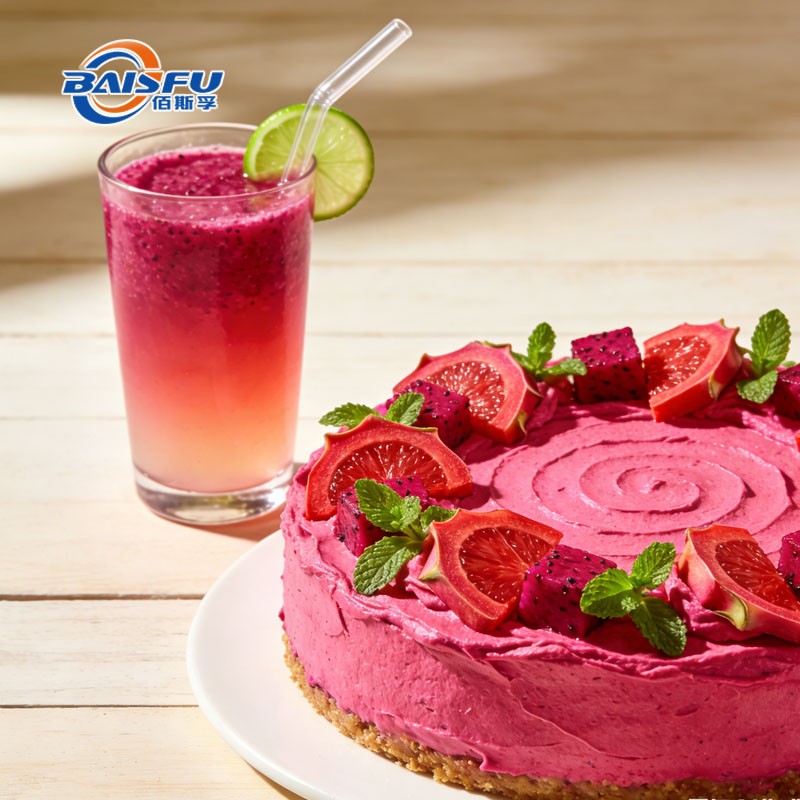 Premium Natural Food Grade Pitaya Flavor Concentrate-Liquid & Powder Options for Industrial Food Production